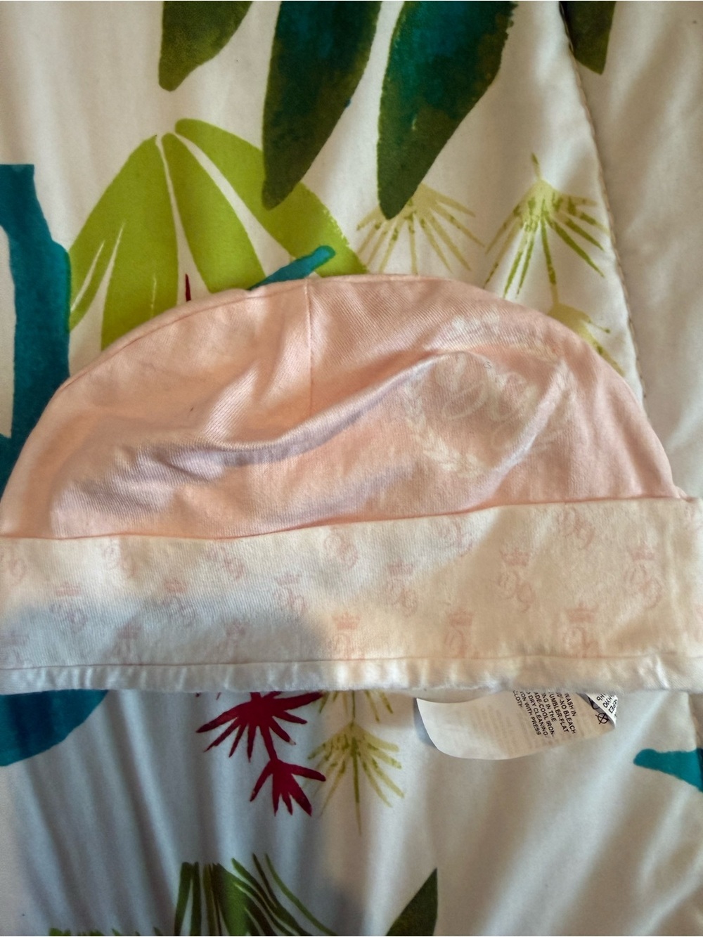 Dolce & Gabbana Pale Pink Infant Beanie